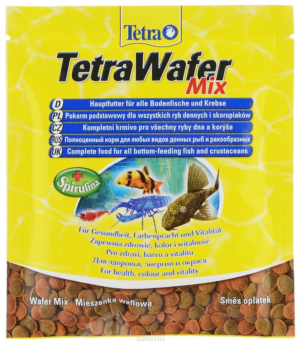 Корм для рыб wafers. Корм Tetra Wafer Mix. Корм для донных рыб Tetra Wafer Mix, чипсы, 15 г. Тетра Ватер микс корм для сомиков.