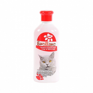 БиоВакс Шампунь для короткошерстных кошек 355мл