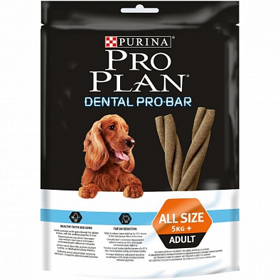 Лакомство Pro Plan Dental Pro Bar для взрослых собак, Профилактика зубного налета и камня