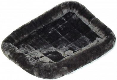 MidWest лежанка Pet Bed меховая 61х46 см серая