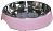 SuperDesign миска на меламиновой подставке для кошек широкая 250 мл, розовая пудра