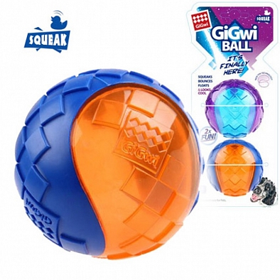 GiGwi 75328 Игрушка для маленьких собак Два мяча с пищалкой 6см
