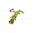 GiGwi 75021 Игрушка для средних собак Крокодил с 4-мя пищалками 38см