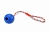 Beeztees 625955 Игрушка для собак Мячик с колокольчиком на верёвке 30см, литая резина