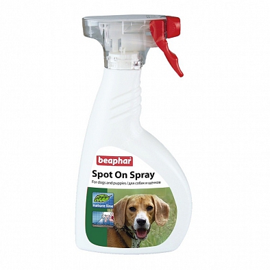 Beaphar 13562 Spot On Spray Спрей для щенков и собак от блох и клещей 400мл