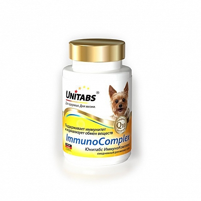 Экопром U206 Юнитабс ImmunoComplex с Q10 Витамины для собак мелких пород 100таб