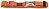 Hunter ошейник для собак ALU-Strong L (45-65 см) нейлон с металлической застежкой оранжевый