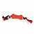 Beeztees 626650 Игрушка для собак Sumo Mini Fit Bone Косточка на канате красная 4,5*4,5*11см