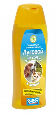 АВЗ Луговой Шампунь для собак и кошек инсектицидный 270мл