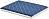 MidWest лежанка ортопедическая двусторонняя флис/текстиль синяя 61х45 см