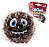 GiGwi 75343 Игрушка для собак Grazy Ball Мяч с пищалкой коричневый 7см