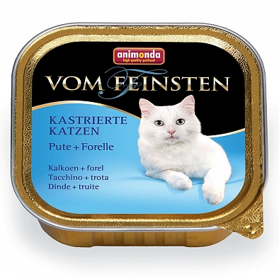 Консервы Animonda Vom Feinsten for castrated cats для кастрированных кошек, с индейкой и форелью