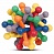 Игрушка Triol Кристалл разноцветный с шариками средний 4
