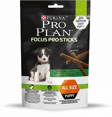 Лакомство Pro Plan Focus Pro Sticks для щенков, с ягненком