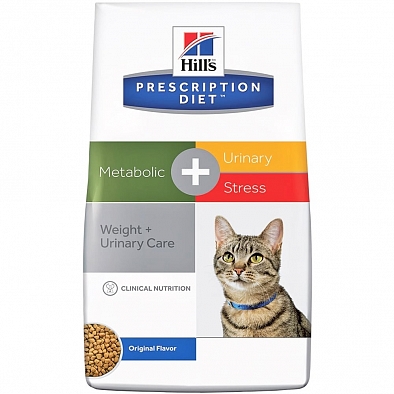 Сухой корм Hills Диета для кошек Metabolic+Urinary Stress для коррекции веса+урология