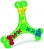 Beeztees 625832 Игрушка для собак Бумеранг украшенный веревками , TPR 24см