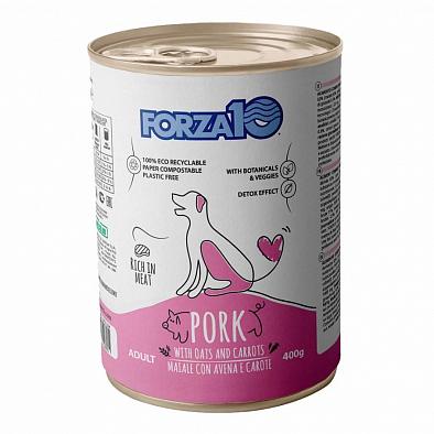 Консервы FORZA10 Maintenance для собак всех пород Свинина с овсом и морковью