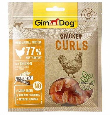 GimDog дополнительный корм куриный для собак спиральки