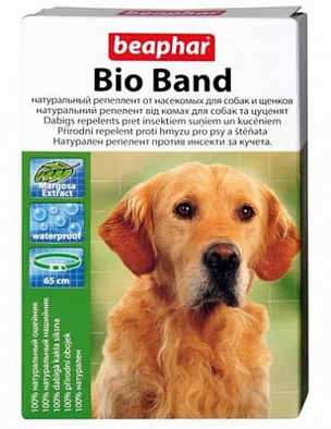 Beaphar 10665 Bio Band ошейник для собак и щенков от блох, клещей, комаров 65см