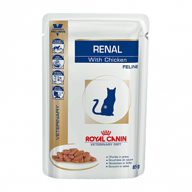 Консервы Royal Canin Renal Feline (цыпленок) для взрослых кошек, Заболевания почек