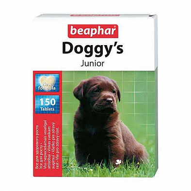 Beaphar 12575 Doggy's Junior Витамины для щенков 150таб