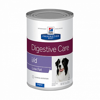 Консервы Hill's Prescription Diet I/D GI Restore Low Fat I/D Gastrointestinal Health Low Fat для взрослых собак, Нарушение пищеварения