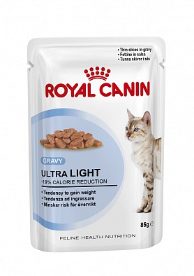 Консервы Royal Canin Ultra Light в соусе для взрослых кошек, Избыточный вес