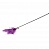 Дразнилка Pet Line Фиолетовая с пером и с колокольчиком