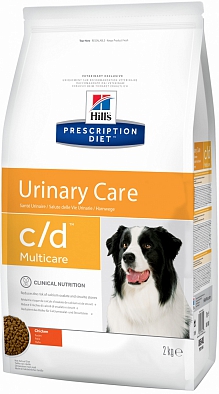 Сухой корм Hill's Prescription Diet C/D Urinary Tract Health для взрослых собак, Заболевания мкб