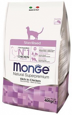 Сухой корм Monge Cat Sterilized для стерилизованных кошек