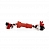 Beeztees 626648 Игрушка для собак Sumo Mini Fit Цилиндр на канате красный 4,5*4,5*11см