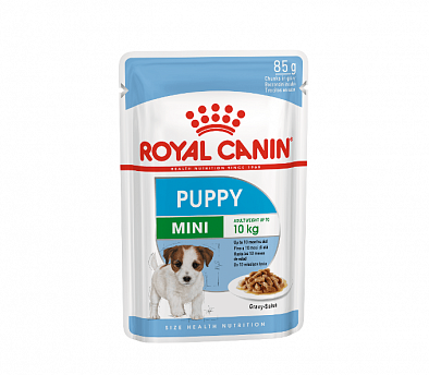 Паучи Royal Canin Mini Puppy для щенков мелких пород, соус