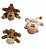 Kong игрушка для собак "Кози Натура" (обезьянка, барашек, лось) плюш, средние 23 см