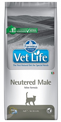 Farmina Vet Life Neutered Male корм для кастрированных котов