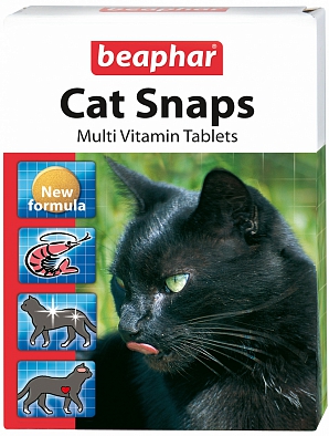 Beaphar 12550 Cat Snaps Витамины для кошек 75таб