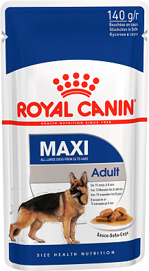 Паучи Royal Canin Maxi Adult для взрослых собак крупных пород, соус