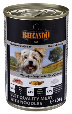 Консервы Belcando для собак Мясо с лапшой - 800 г