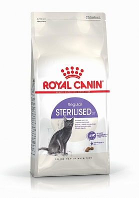 Сухой корм Royal Canin Sterilised 37 для взрослых кошек, Кастрированные или стерилизованные
