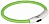 Beeztees 749856 Ошейник для собак силиконовый светящийся с USB зеленый 70см*10мм
