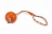 Beeztees 625960 Игрушка для собак Мячик 6,5см на веревке 30см оранжевый, литая резина