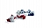 Beeztees 640981 Игрушка для собак Канат с 2-мя узлами красно/белый, бело/голубой 125г*28см