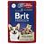 Консервы Brit Premium для взрослых собак всех пород мясное ассорти в соусе