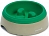 Beeztees 650699 Миска-слоуфидер для медленного кормления, серо-зеленая 250мл