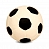 Triol 99001/12151035 Игрушка для собак Мяч футбольный, латекс 6см