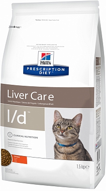 Сухой корм Hill's Prescription Diet L/D Feline Hepatic Health для взрослых кошек, Заболевания печени