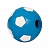 Triol J-24-120/12191100 Игрушка для собак Мяч футбольный с колокольчиком литая резина 6,5см