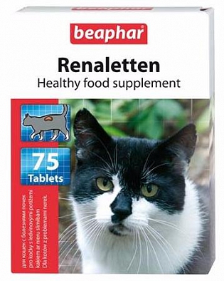 Beaphar 10660 Renaletten для кошек профилактика МКБ 75таб