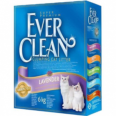 Ever Clean Lavender Наполнитель с ароматом лаванды 6кг