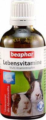 Beaphar 11484 Lebensvitamine Витамины для грызунов 50мл