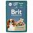 Консервы Brit Premium для взрослых собак миниатюрных пород утка с яблоком в соусе